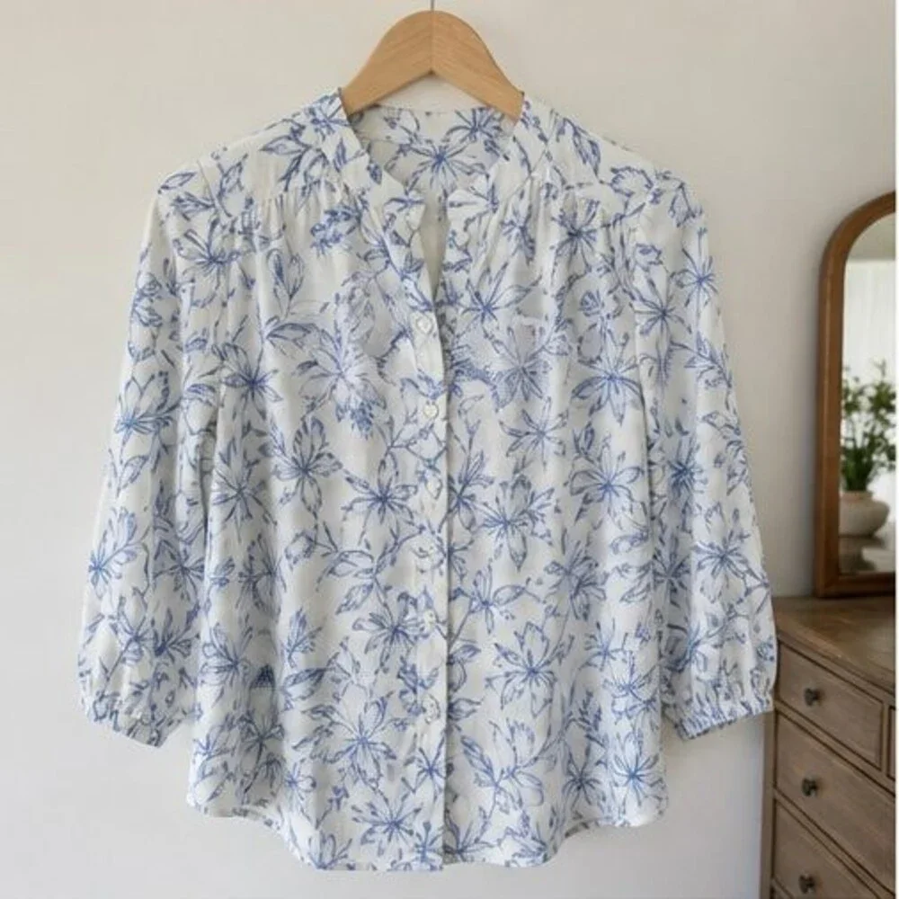 Black Tie Neck Blouse